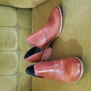 Roan leather low boots
